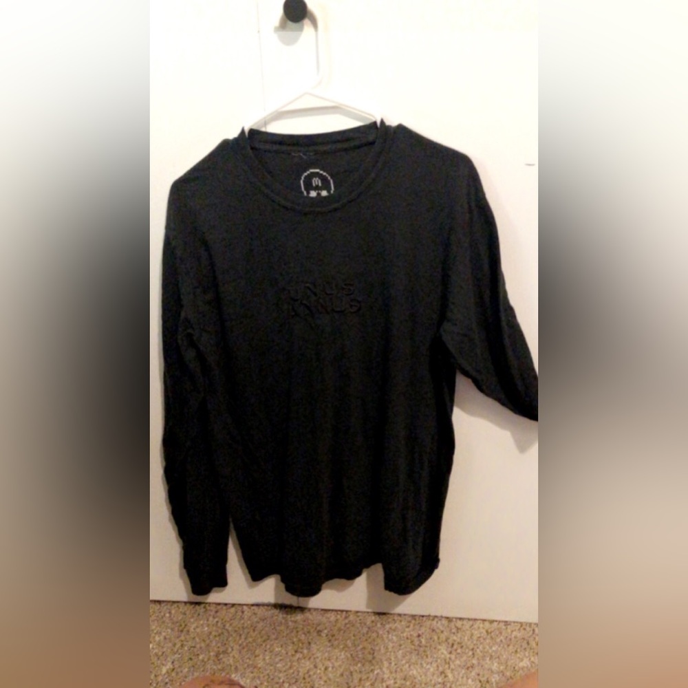 UNUS ANNUS Long sleeve black shirt medium